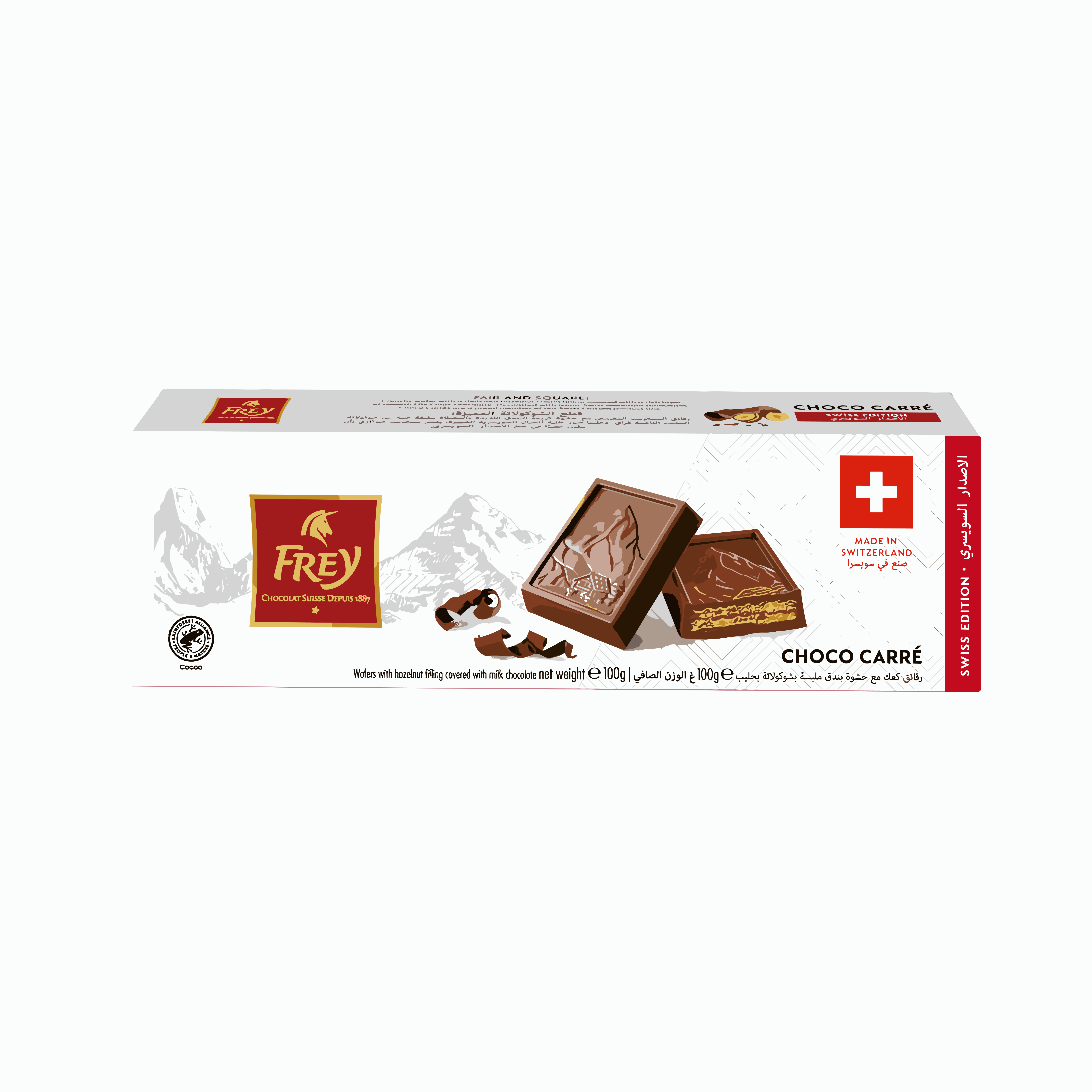 Frey Wafer with Hazelnut Covered with Milk Chocolate 100g