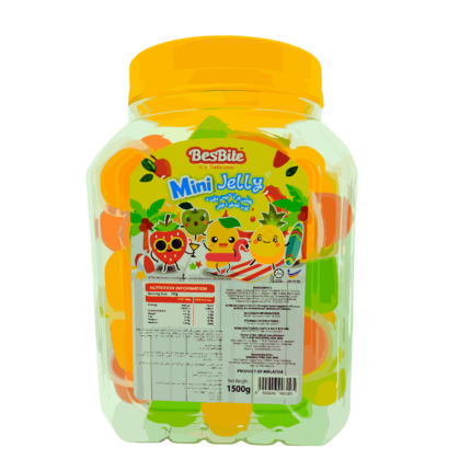 Bestite Mini Jelly Colorful Jar 1500g