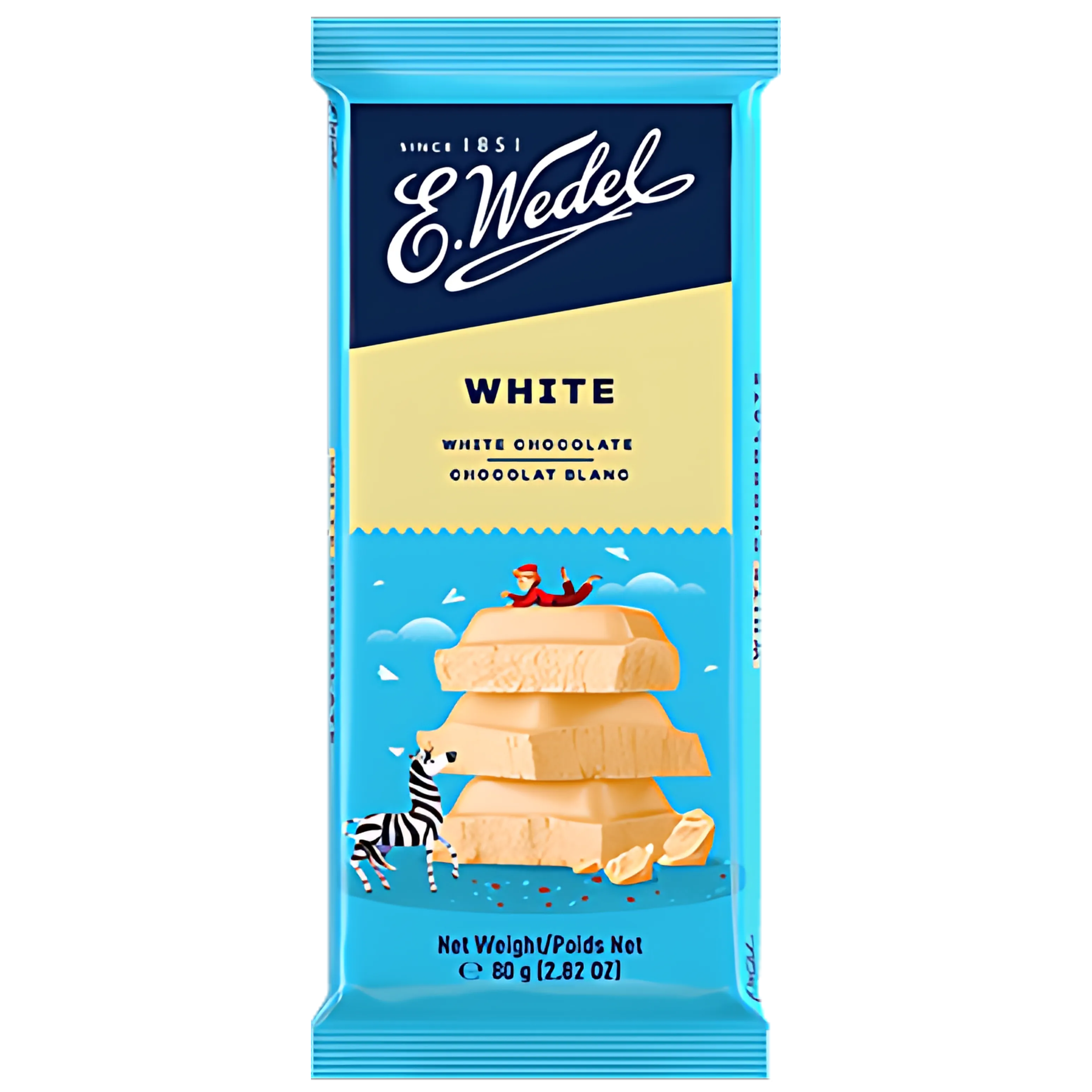 E.WEDEL WHITE CHOCOLATE 80G