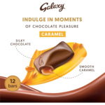 GALAXY MILK CHOCOLATE WITH CARAMEL FILLING 12X40G