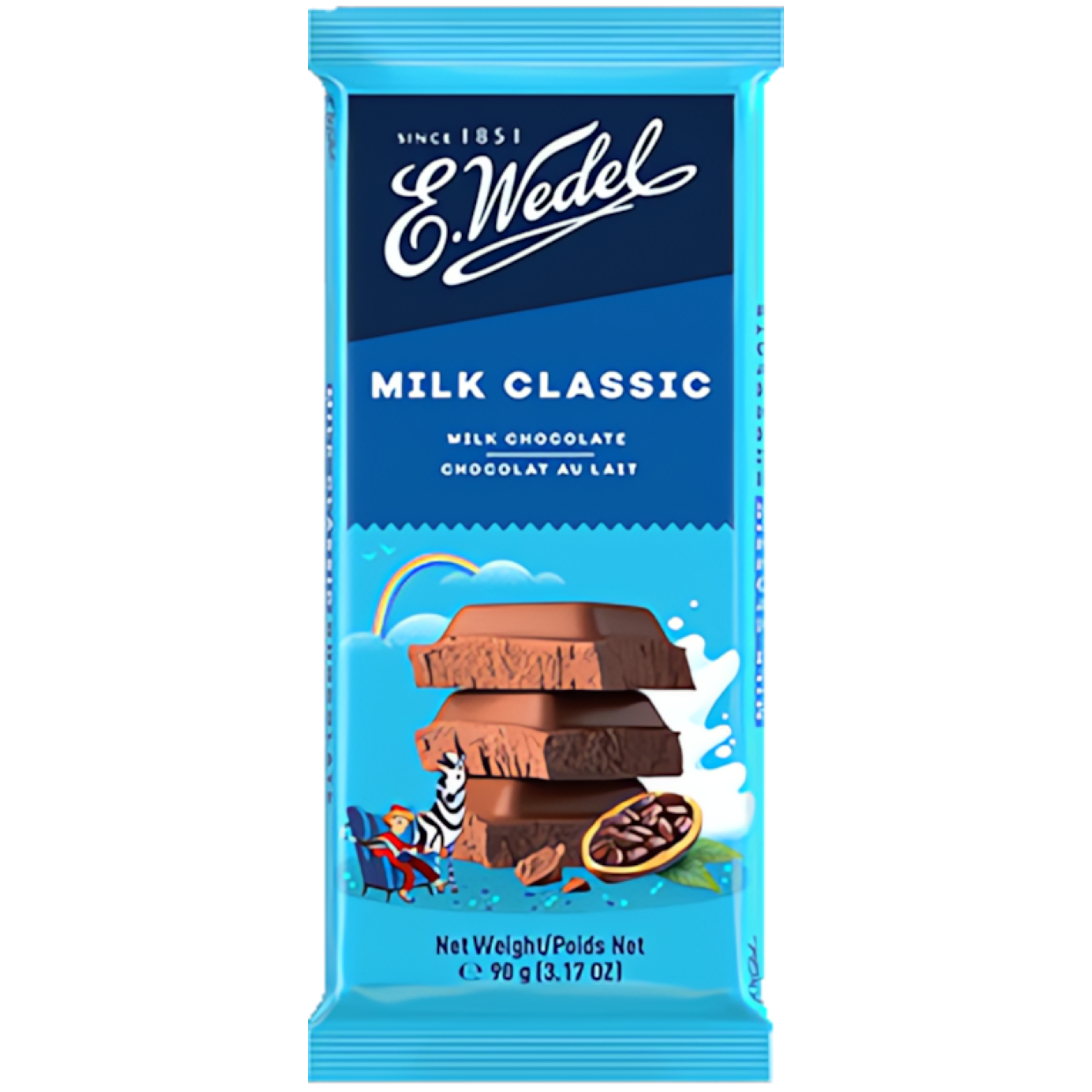 E.WEDEL MILK CLASSIC CHOCOLATE 90G