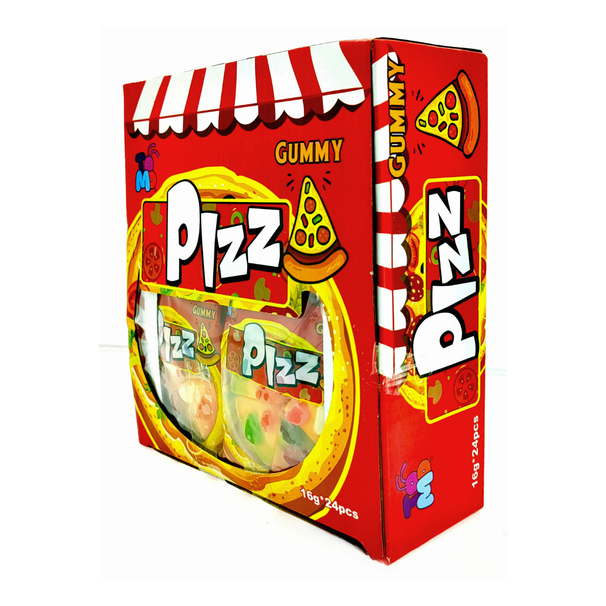 Pizza Gummy Candy 24x16g