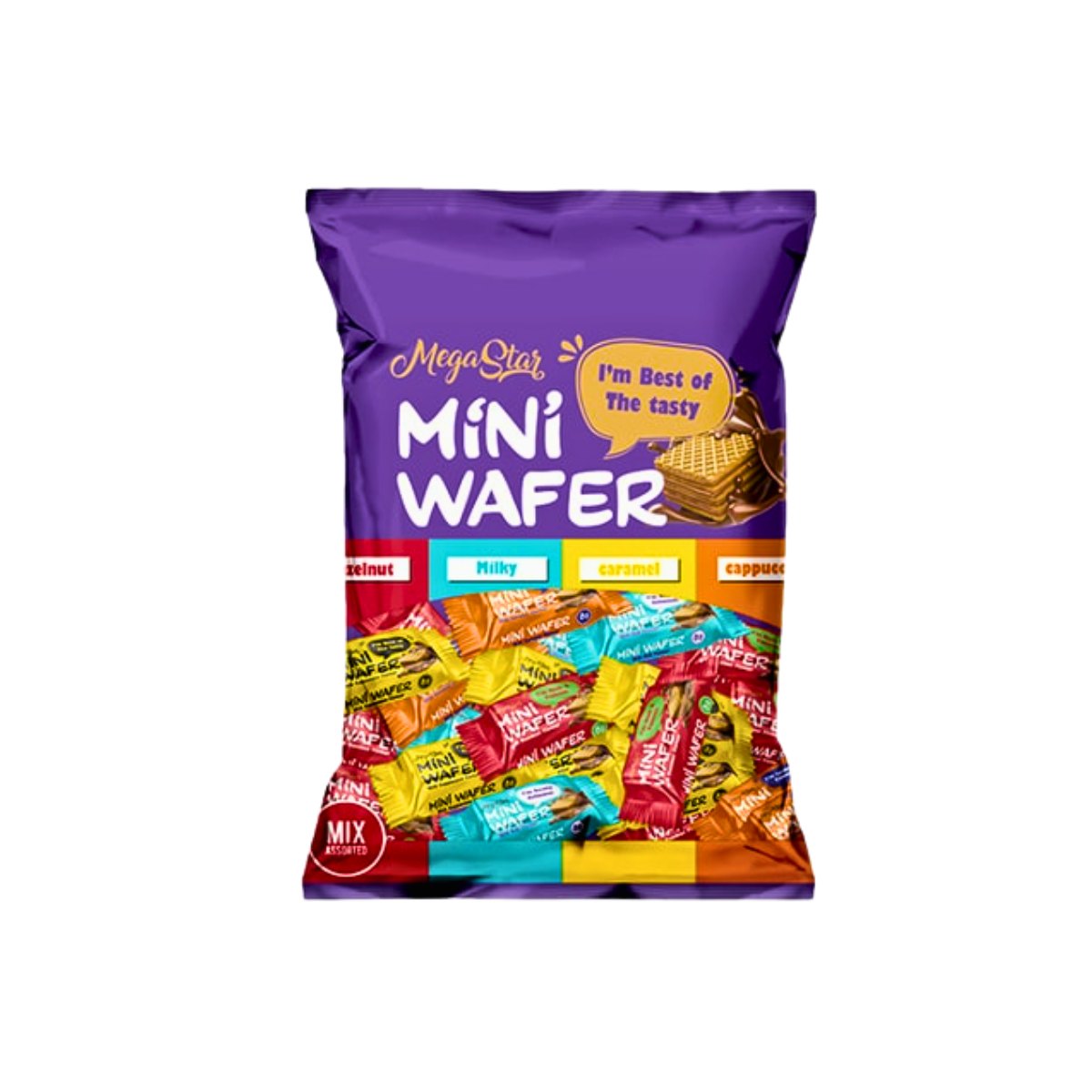 Mega Star Mini Waffer 500g