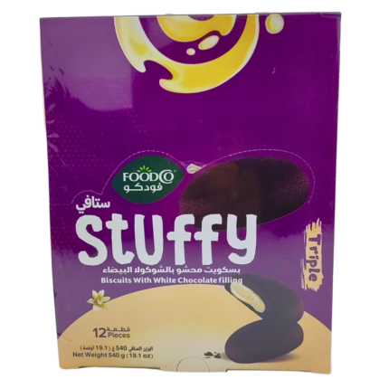 Foodco Stuffy Biscuits With White Chocolate Filling 12x45g