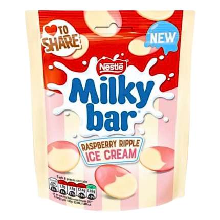 Nestle Milky Bar Raspberry Ripple Ice Cream 86g