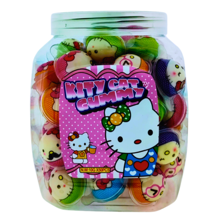 Kitty Cat Gummy Jam Filled 50x10g