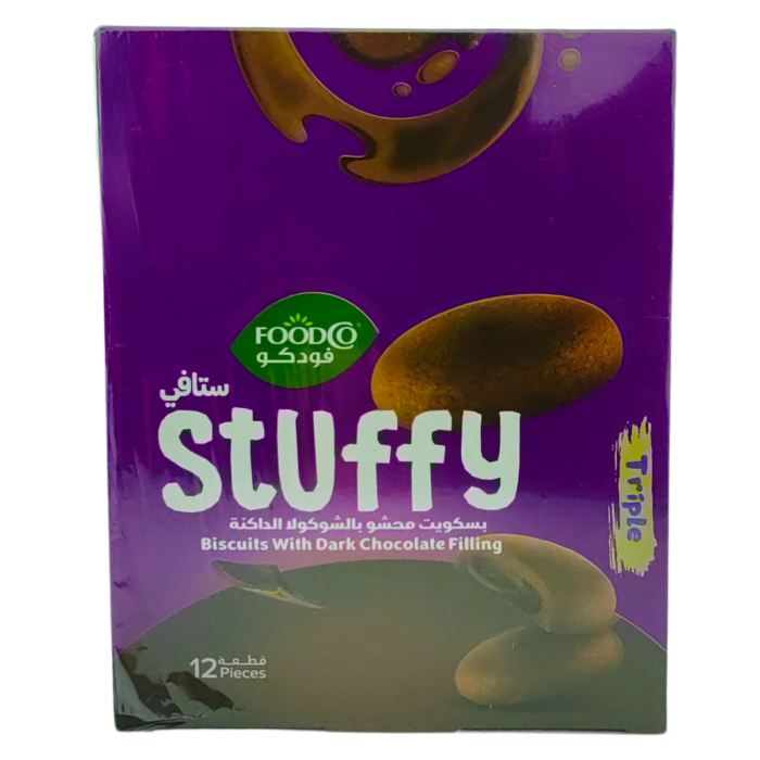 Foodco Stuffy Biscuits With Dark Chocolate Filling 12x45g