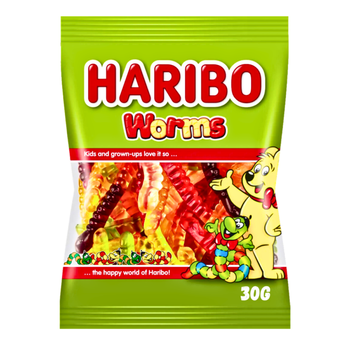 Haribo Jelly Worms 30g