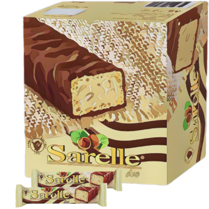 Sarelle Hazelnut & Hazelnut Cream Filled Wafer 20x33g