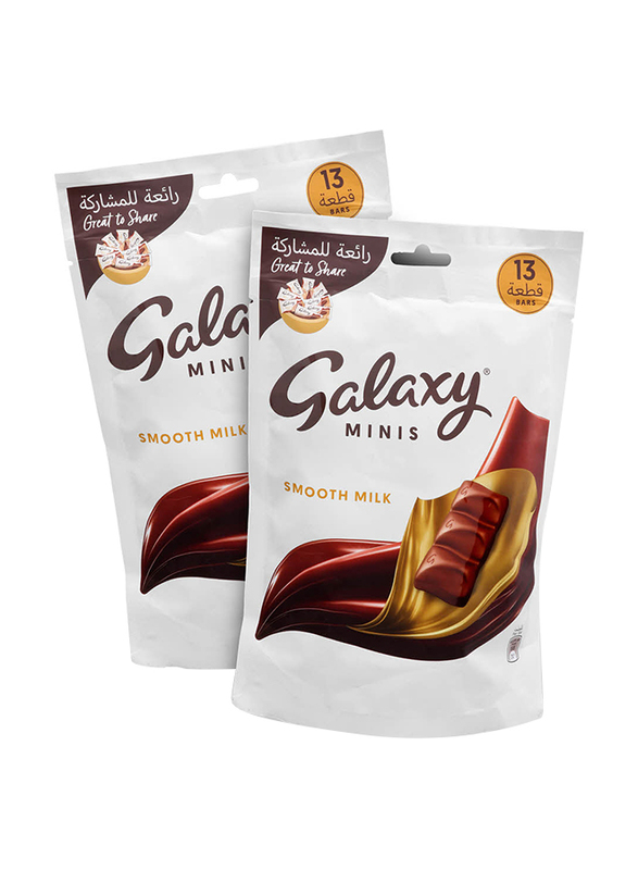 Galaxy Minis Smooth Silk with Creamy Milk Choco 162.5g x Pack of 2