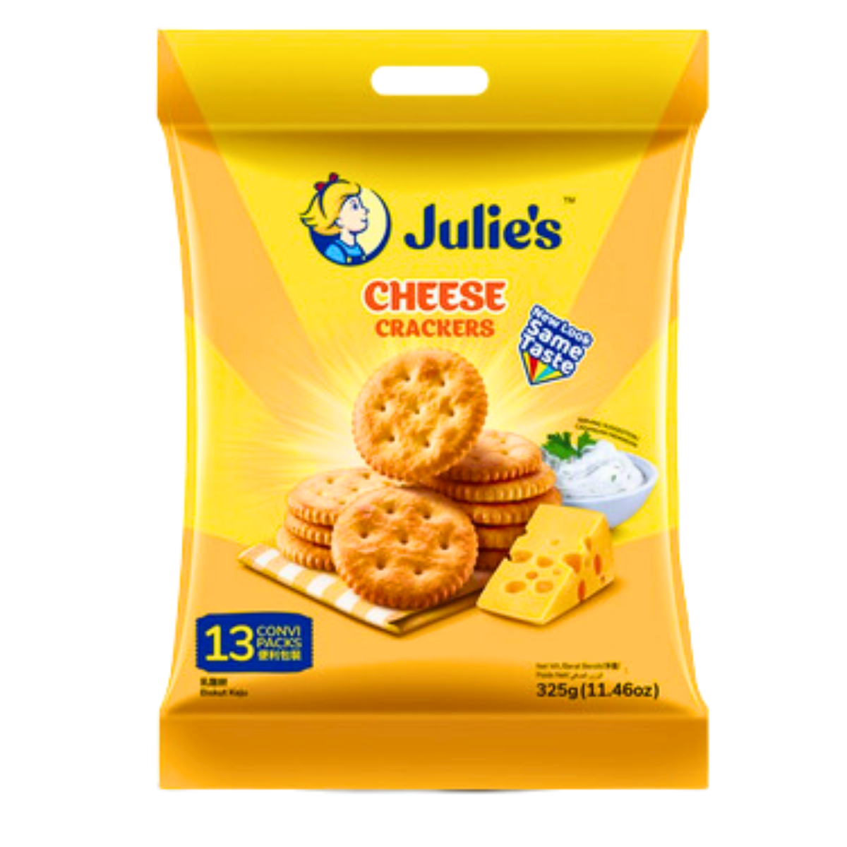 Julies Cheese Crackers 325g